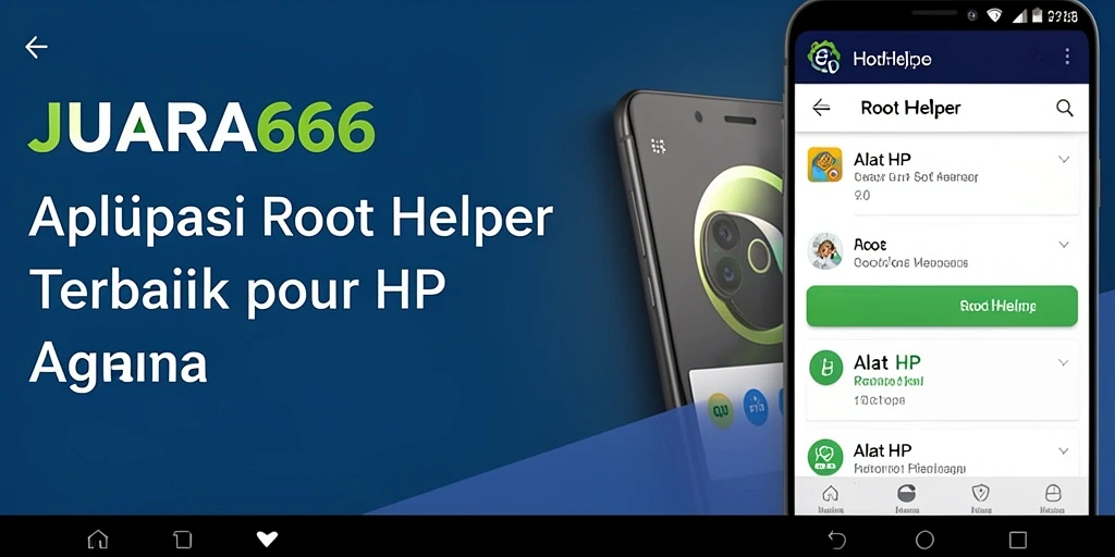 Antarmuka JUARA666 yang sederhana dan fungsional untuk akses root.