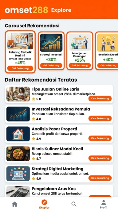Aplikasi Populer & Kanal Uji—Temukan di omset288