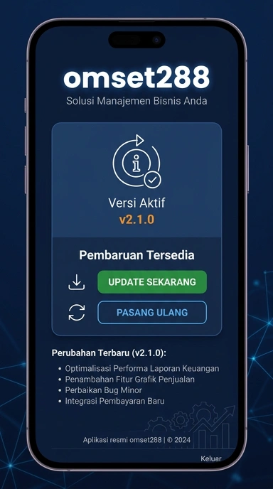 Riwayat Versi Terbaru omset288 untuk Pengguna Android